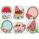 Fresh Watermelons Digital Machine Embroidery Designs by JuJu