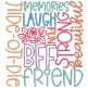Friendship Subway Art | Machine Embroidery Designs by JuJu