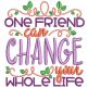 Friendship Word Art 2 Machine Embroidery Designs By JuJu