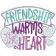 Friendship Word Art 3 Machine Embroidery Designs By JuJu