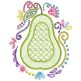 Fruit And Veggie Doodles Machine Embroidery Designs by JuJu