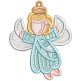 Free Standing Lace Angels 1 | Machine Embroidery Designs by JuJu