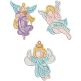 Free Standing Lace Angels 1 | Machine Embroidery Designs by JuJu