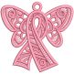 Free Standing Lace Awareness Ribbon 1 | Machine Embroidery Designs by JuJu