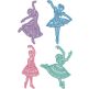 Free Standing Lace Ballerinas 1 | Machine Embroidery Designs by JuJu