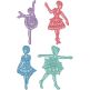 Free Standing Lace Ballerinas 2 | Machine Embroidery Designs by JuJu