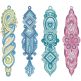 Free Standing Lace Bookmarks 3 Machine Embroidery Designs by JuJu