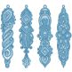 Free Standing Lace Bookmarks 3 Machine Embroidery Designs by JuJu