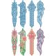 Free Standing Lace Bookmarks 4 Digital Machine Embroidery Designs by JuJu