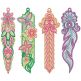 Free Standing Lace Bookmarks 4 Digital Machine Embroidery Designs by JuJu