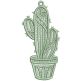 Free Standing Lace Cactus | Machine Embroidery Designs by JuJu