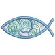 Free Standing Lace Christian Fish 1 | Machine Embroidery Designs by JuJu