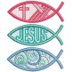 Free Standing Lace Christian Fish 1 | Machine Embroidery Designs by JuJu
