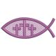 Free Standing Lace Christian Fish 2 | Machine Embroidery Designs by JuJu