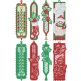                           Free Standing Lace Christmas Bookmarks Digital Embroidery Machine Designs by JuJu      
                            