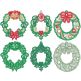 Free Standing Lace Christmas Wreaths | Machine Embroidery Designs by JuJu