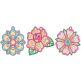 Free Standing Lace Flowers 4 | Machine Embroidery Designs by JuJu