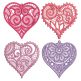 Free Standing Lace Hearts 1 Machine Embroidery Designs by JuJu