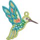 Free Standing Lace Hummingbird 1 | Machine Embroidery Designs by JuJu