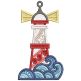 Free Standing Lace Lighthouse 1 | Machine Embroidery Designs by JuJu