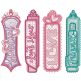 Free Standing Lace Love Special Friend Bookmarks | Machine Embroidery Designs by JuJu