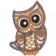 Free Standing Lace Owls | Machine Embroidery Designs by JuJu