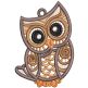Free Standing Lace Owls | Machine Embroidery Designs by JuJu
