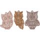 Free Standing Lace Owls | Machine Embroidery Designs by JuJu