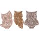 Free Standing Lace Owls | Machine Embroidery Designs by JuJu