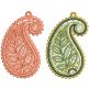 Free Standing Lace Paisley 1 | Machine Embroidery Designs by JuJu