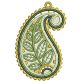Free Standing Lace Paisley 1 | Machine Embroidery Designs by JuJu