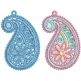 Free Standing Lace Paisley 2 | Machine Embroidery Designs by JuJu