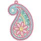 Free Standing Lace Paisley 2 | Machine Embroidery Designs by JuJu