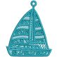Free Standing Lace Sailboat 1 | Machine Embroidery Designs by JuJu