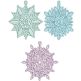 Free Standing Lace Snowflakes 1 | Machine Embroidery Designs by JuJu