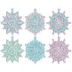Free Standing Lace Snowflakes 1 | Machine Embroidery Designs by JuJu
