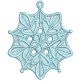 Free Standing Lace Snowflakes 2 | Machine Embroidery Designs by JuJu