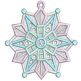 Free Standing Lace Snowflakes 2 | Machine Embroidery Designs by JuJu