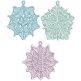Free Standing Lace Snowflakes 2 | Machine Embroidery Designs by JuJu