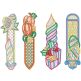 Free Standing Lace Special Occasion Bookmarks Digital Embroidery Machine Designs by JuJu 