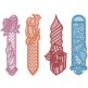 Free Standing Lace Special Occasion Bookmarks Digital Embroidery Machine Designs by JuJu 