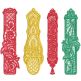 Free Standing Lace Tropical Bookmarks | Machine Embroidery Designs by JuJu 