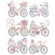 Fun Bicycle Rides 1 Machine Embroidery Designs by JuJu
