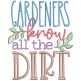 Gardening Word Art 2 | Machine Embroidery Designs by JuJu