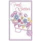 Get Well Soon Greeting Cards 2 Digital Embroidery Designs by JuJu