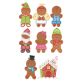 Sweet Gingerbread Applique Machine Embroidery Designs By JuJu