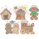 Gingerbread Fun Applique 1 | Machine Embroidery Designs by JuJu