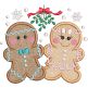 Gingerbread Fun Applique 1 | Machine Embroidery Designs by JuJu