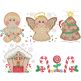 Gingerbread Fun Applique 2 Embroidery Design Set | Designs by JuJu 