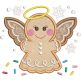 Gingerbread Fun Applique 2 Embroidery Design Set | Designs by JuJu 